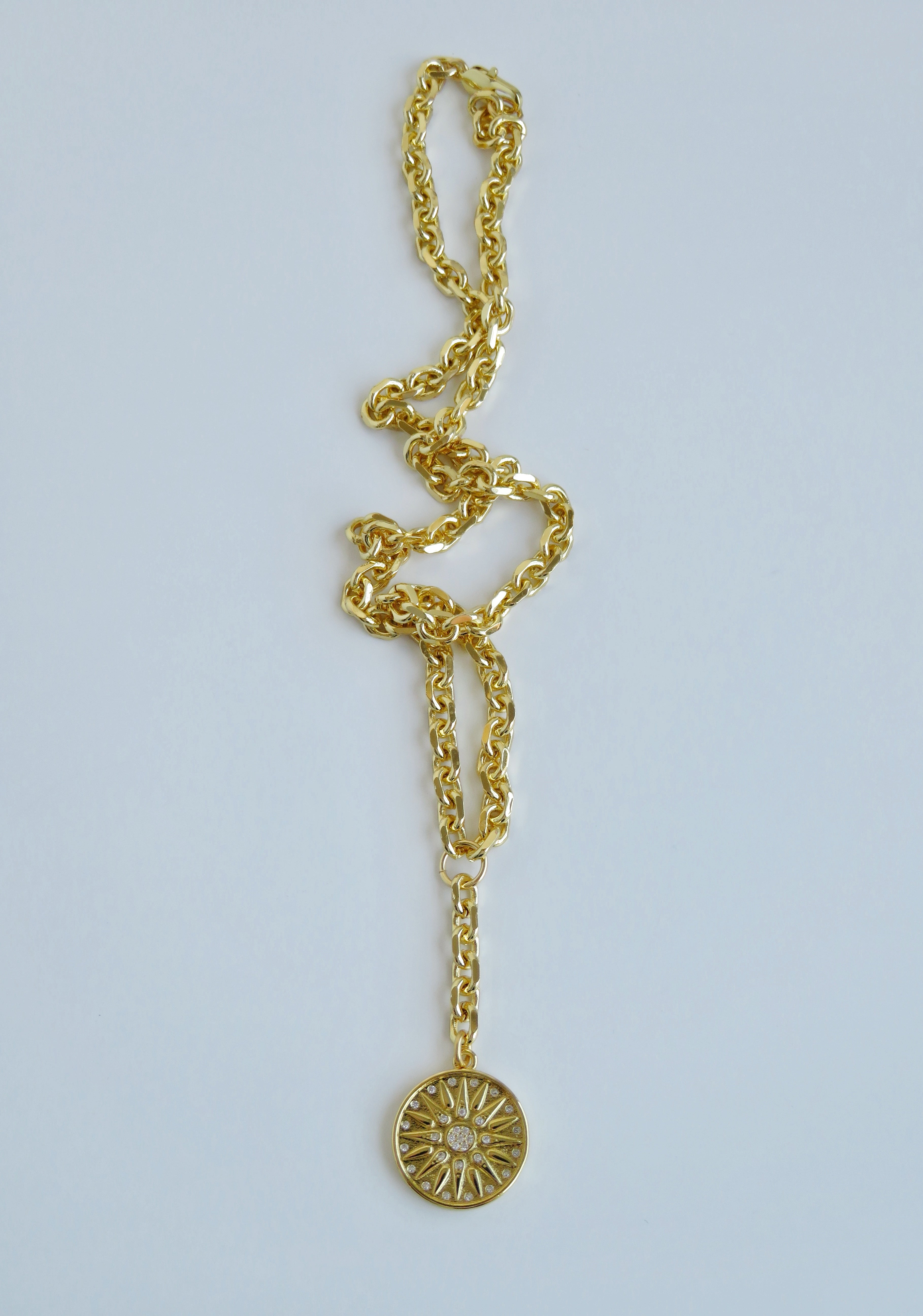 Diamond Sun Burst - Valencia Extension Necklace