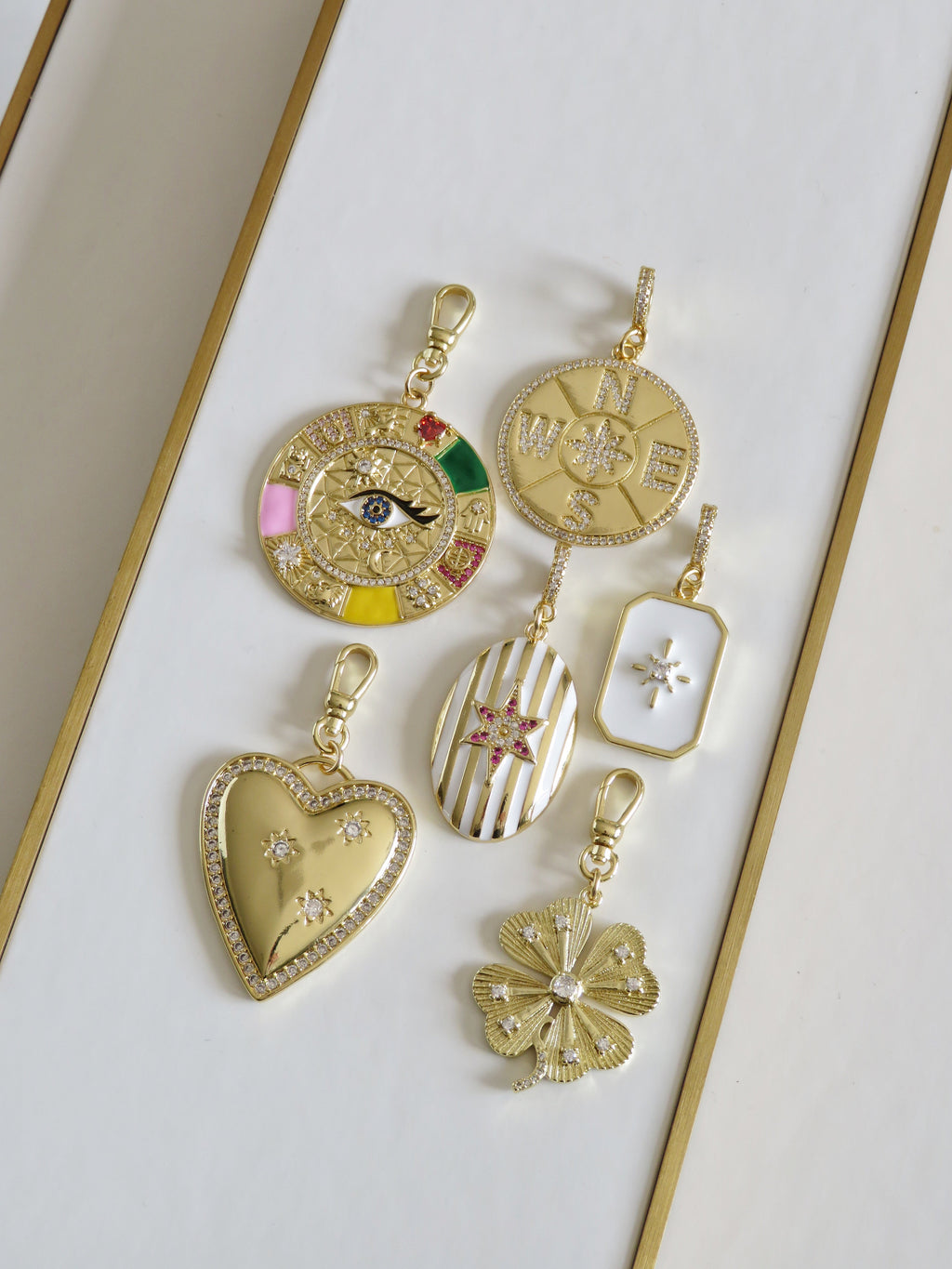 Big Love Celestial Heart Pendant on Swivel Clasp
