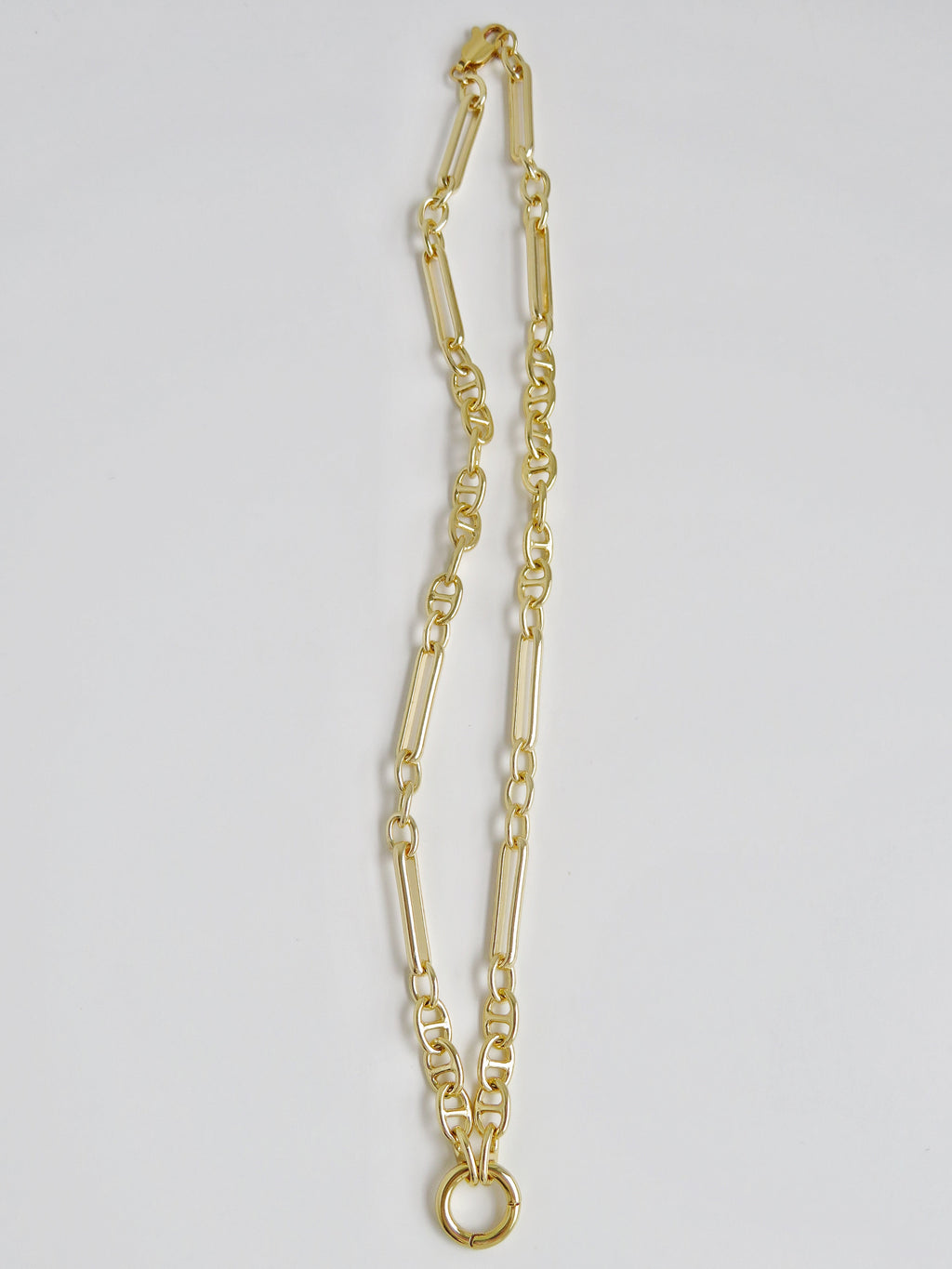 Sanxenxo Charm Holder Necklace - Clicker Clasp - add charms