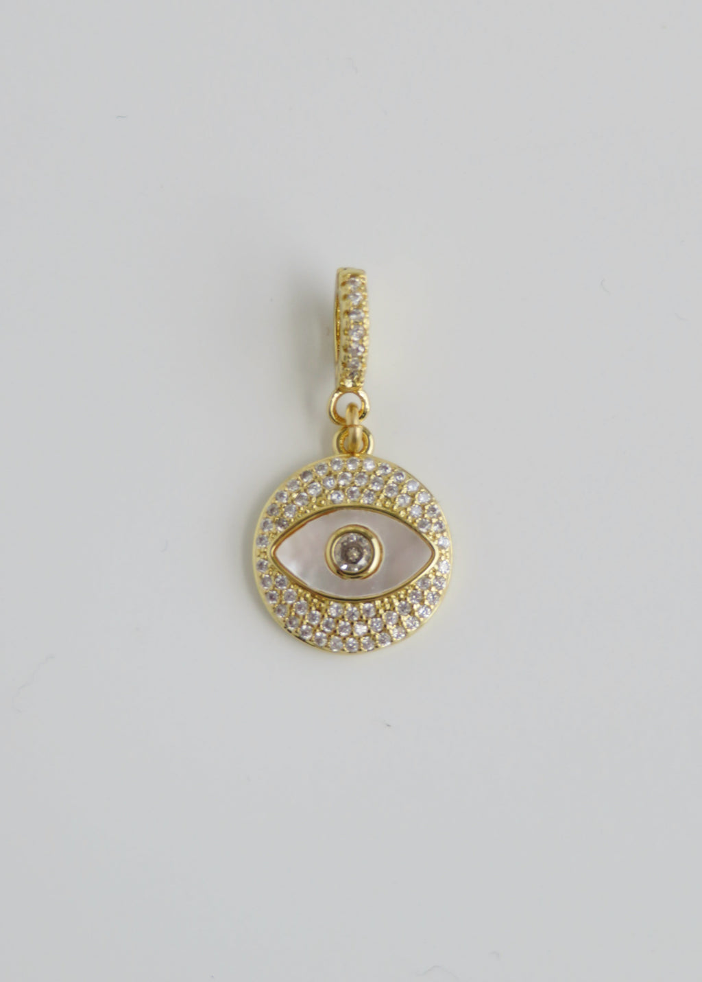 Perla Evil Eye Charm on Clasp