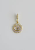 Perla Evil Eye Charm on Clasp