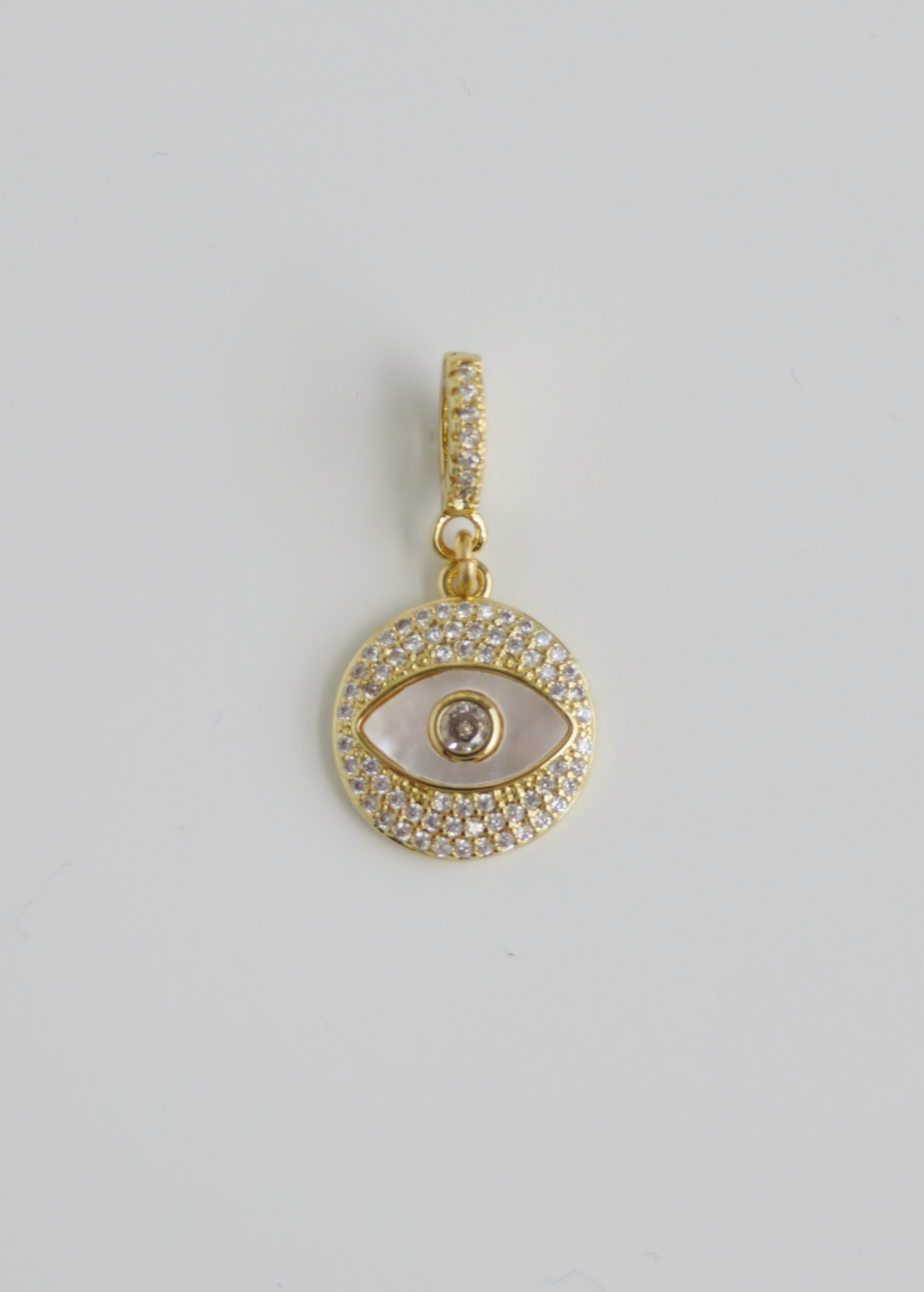 Perla Evil Eye Charm on Clasp
