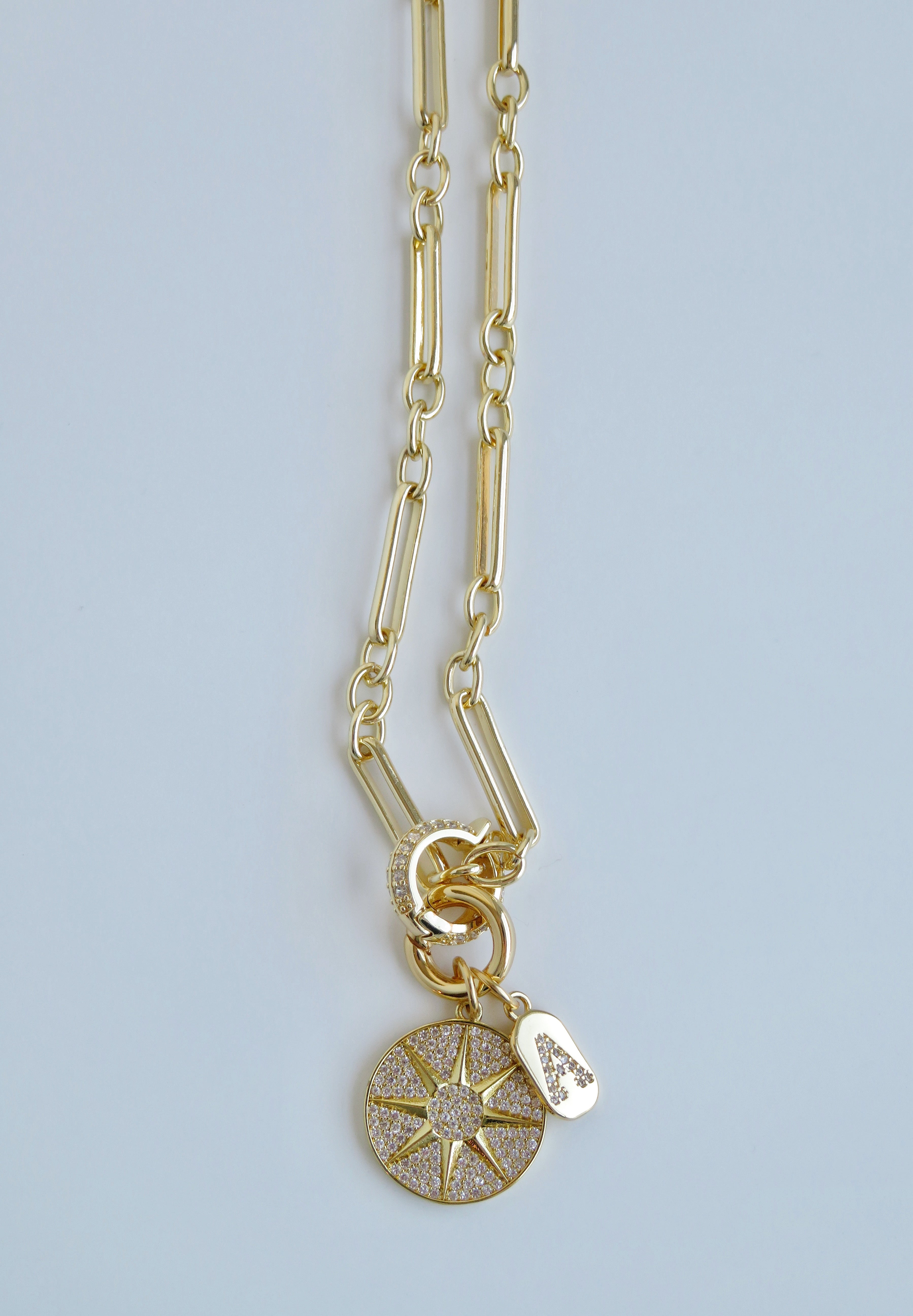 Elevate Your Aura Necklace - 8 Point Star
