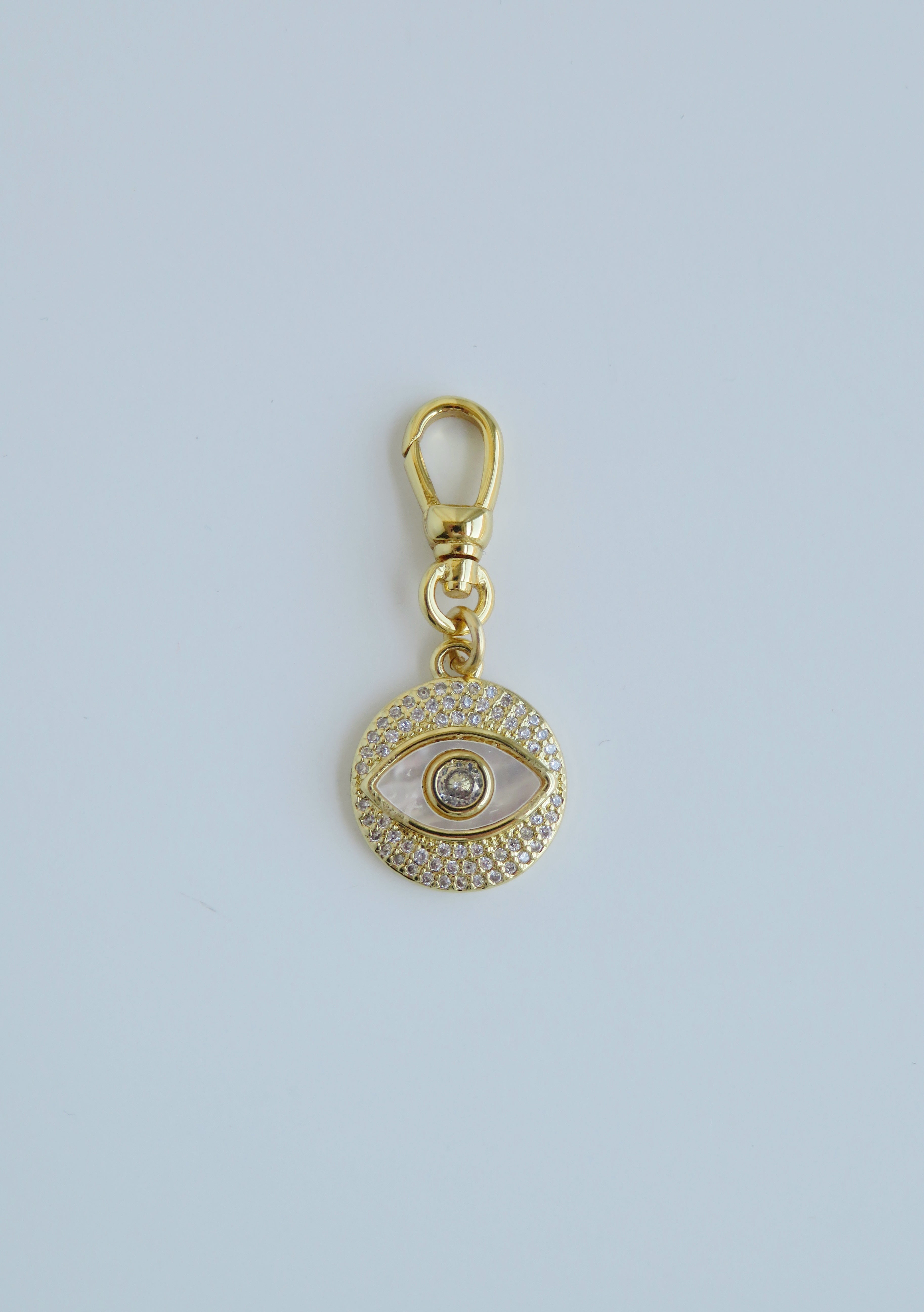 Perla Evil Eye Charm on Clasp