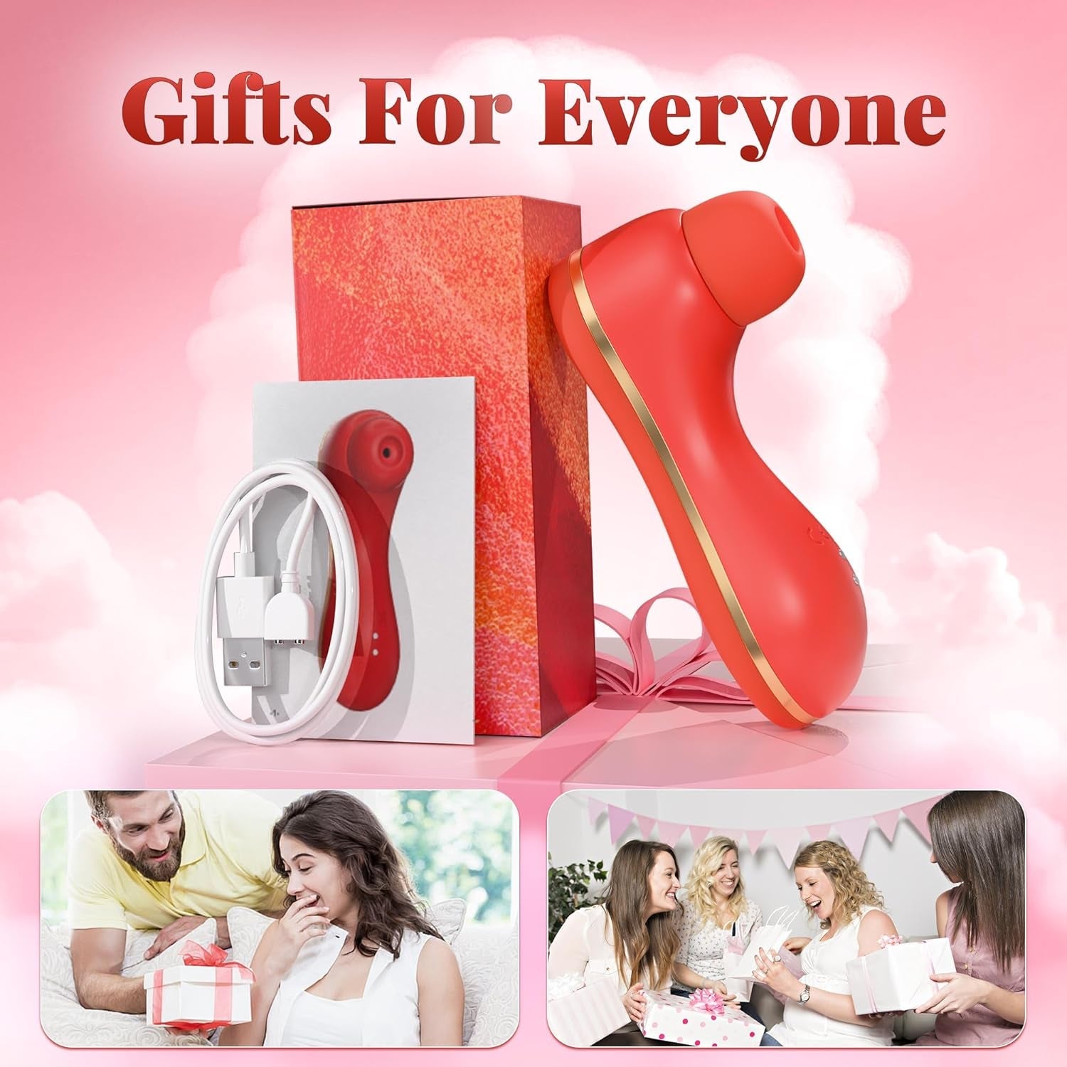 AuraSculpt Clitoral Suction Vibrator | 7 Suction Modes