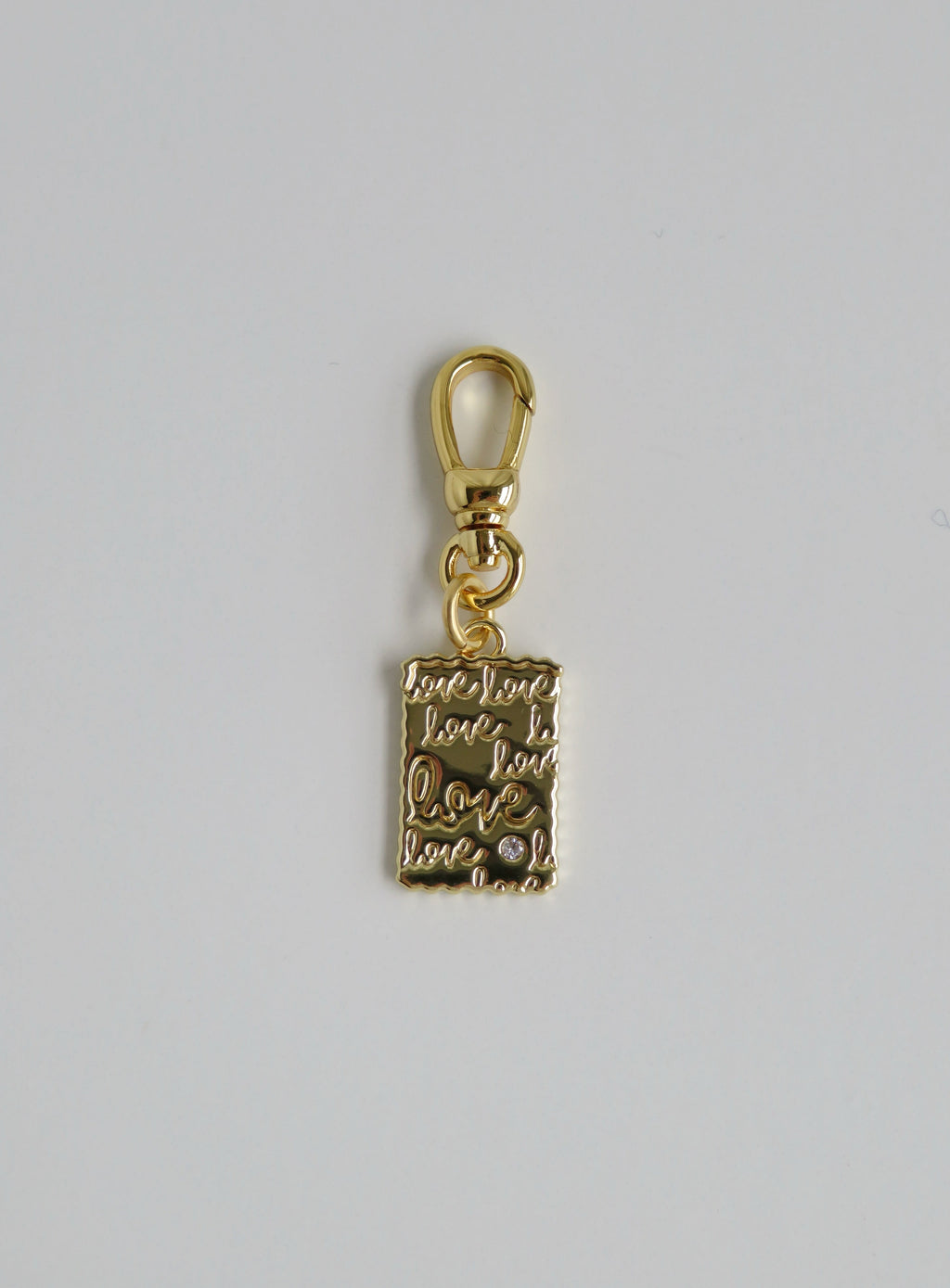 Love Charm with Swivel Clasp