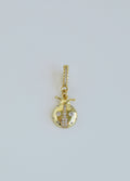 Petite Ladybug Charm on Diamond Clasp