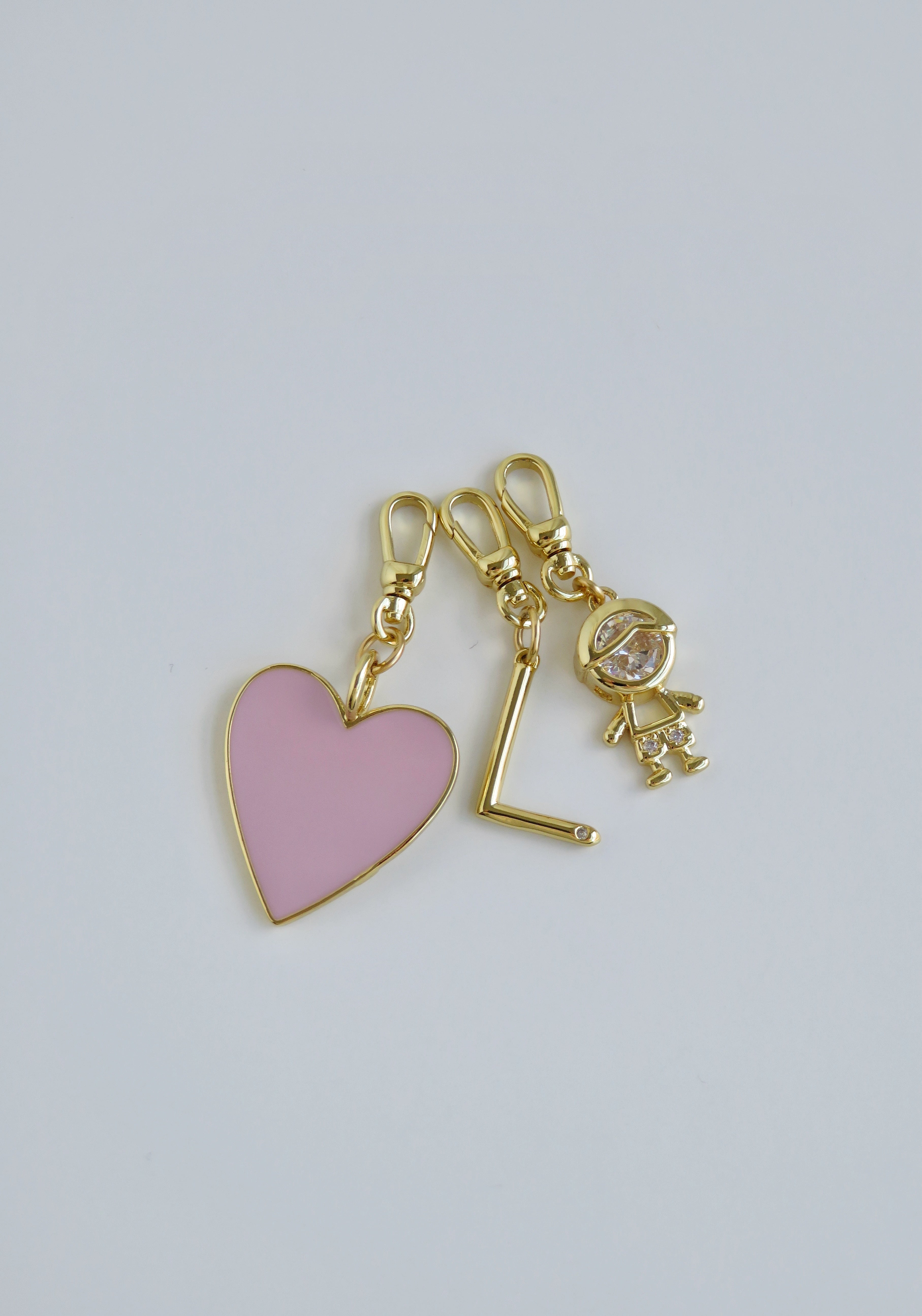 Boy & Girl Charm on Swivel Clasp