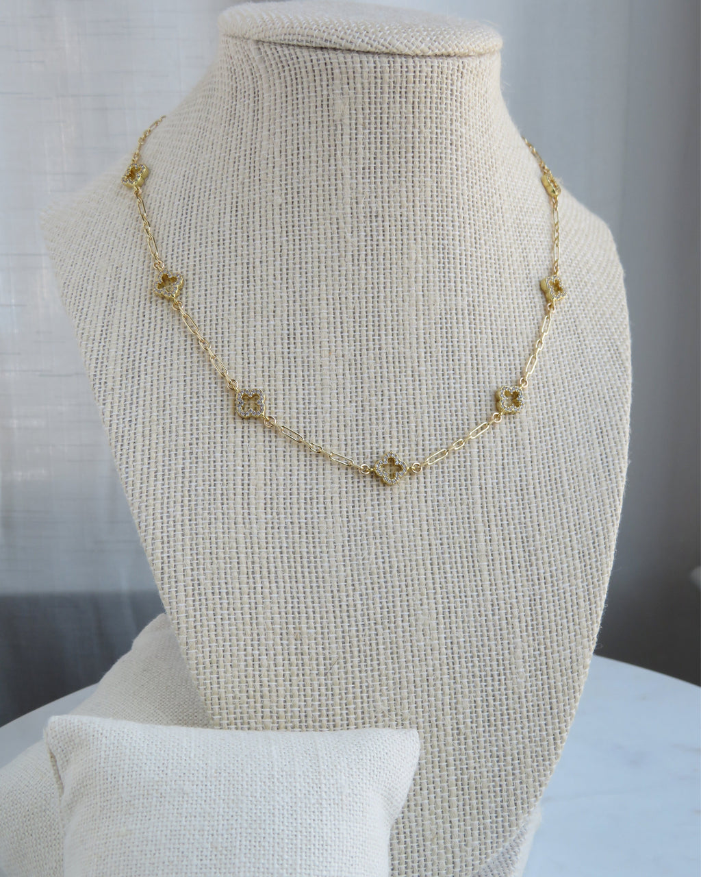 Diamond Clover Necklace