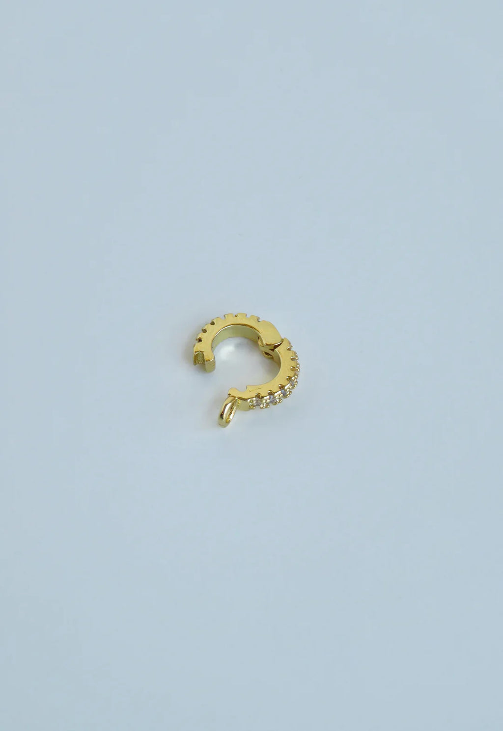 Slender Initial with Diamond - Clasp Charm