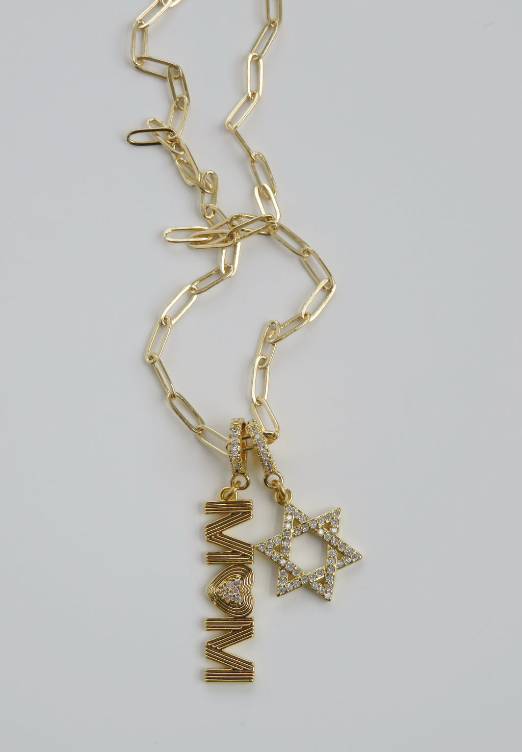 Timeless Brilliance - Star of David Charm on Clasp