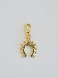 Diamond Horseshoe with Swivel Clasp