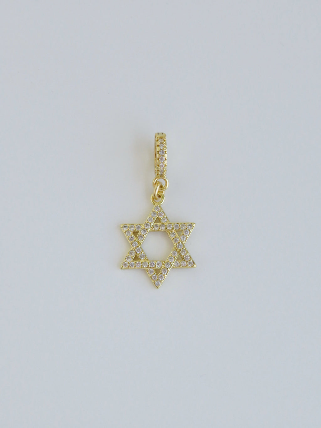 Timeless Brilliance - Star of David Charm on Clasp