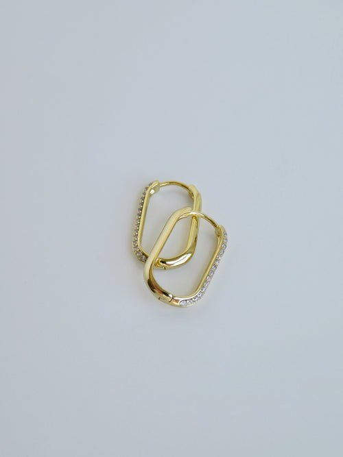 Cadence Diamond Hoops