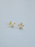 Diamond Butterfly Earrings