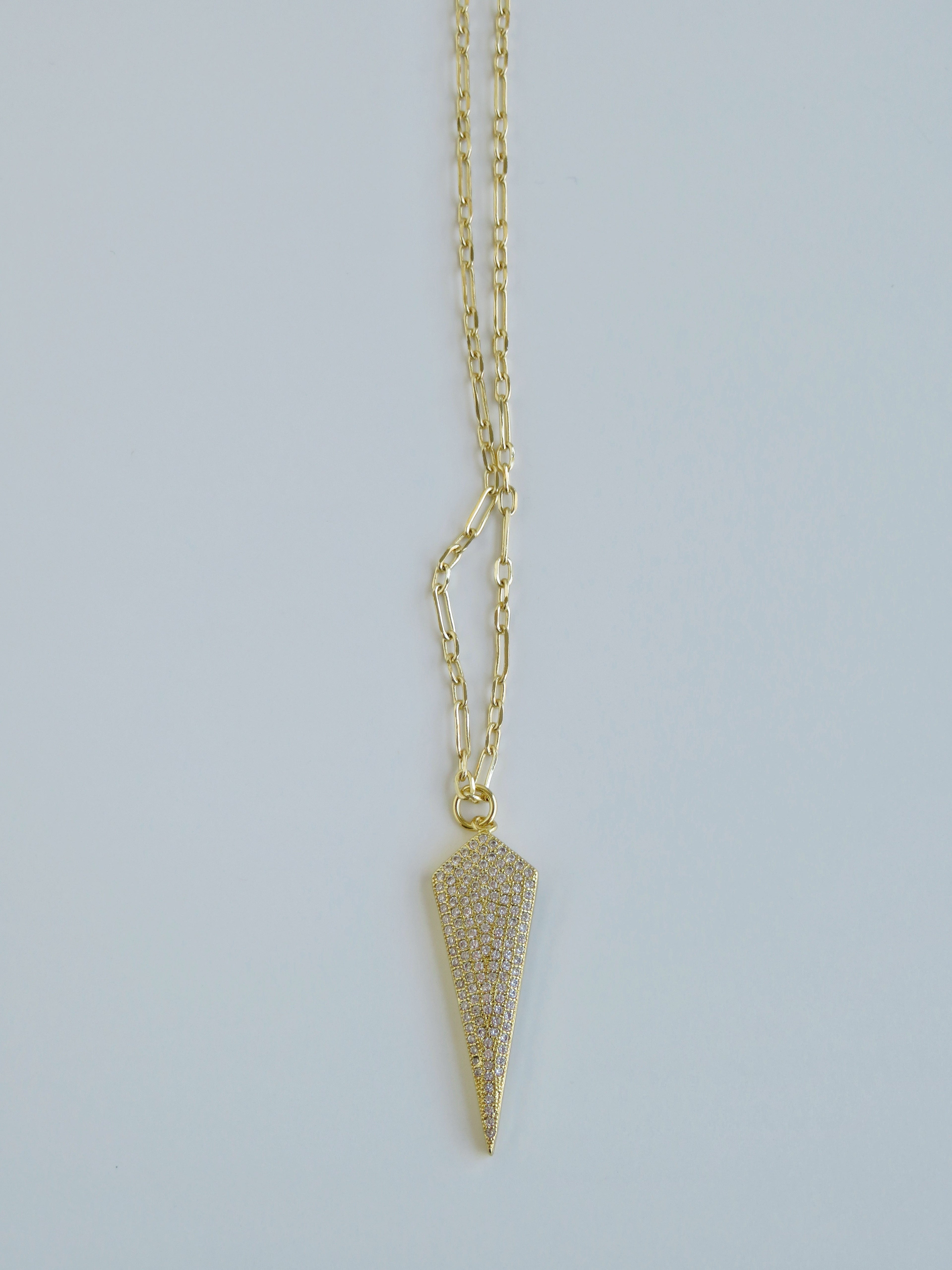 Diamond Arrowhead Necklace
