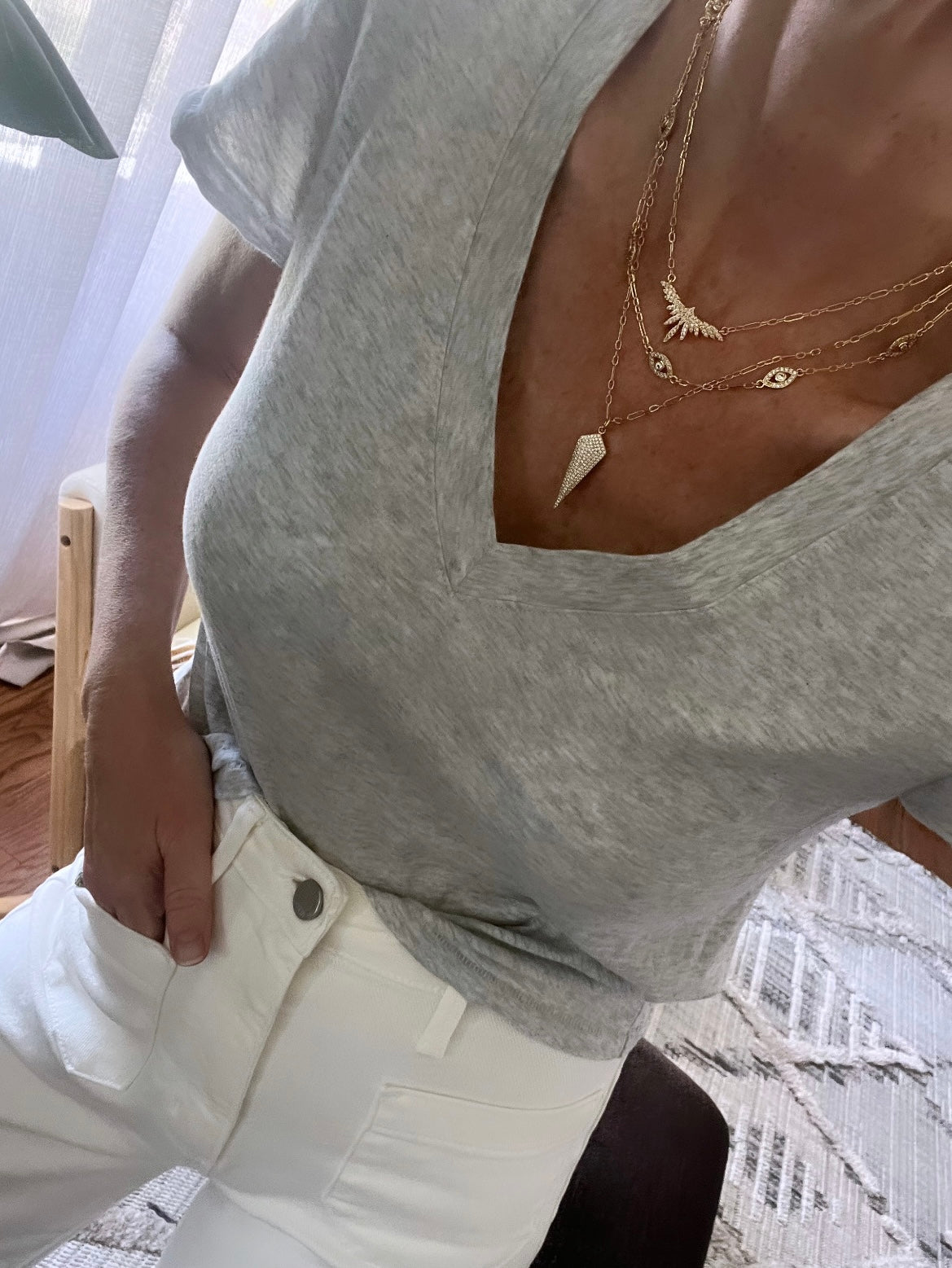 Diamond Arrowhead Necklace