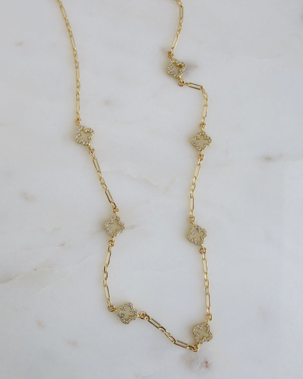 Diamond Clover Necklace