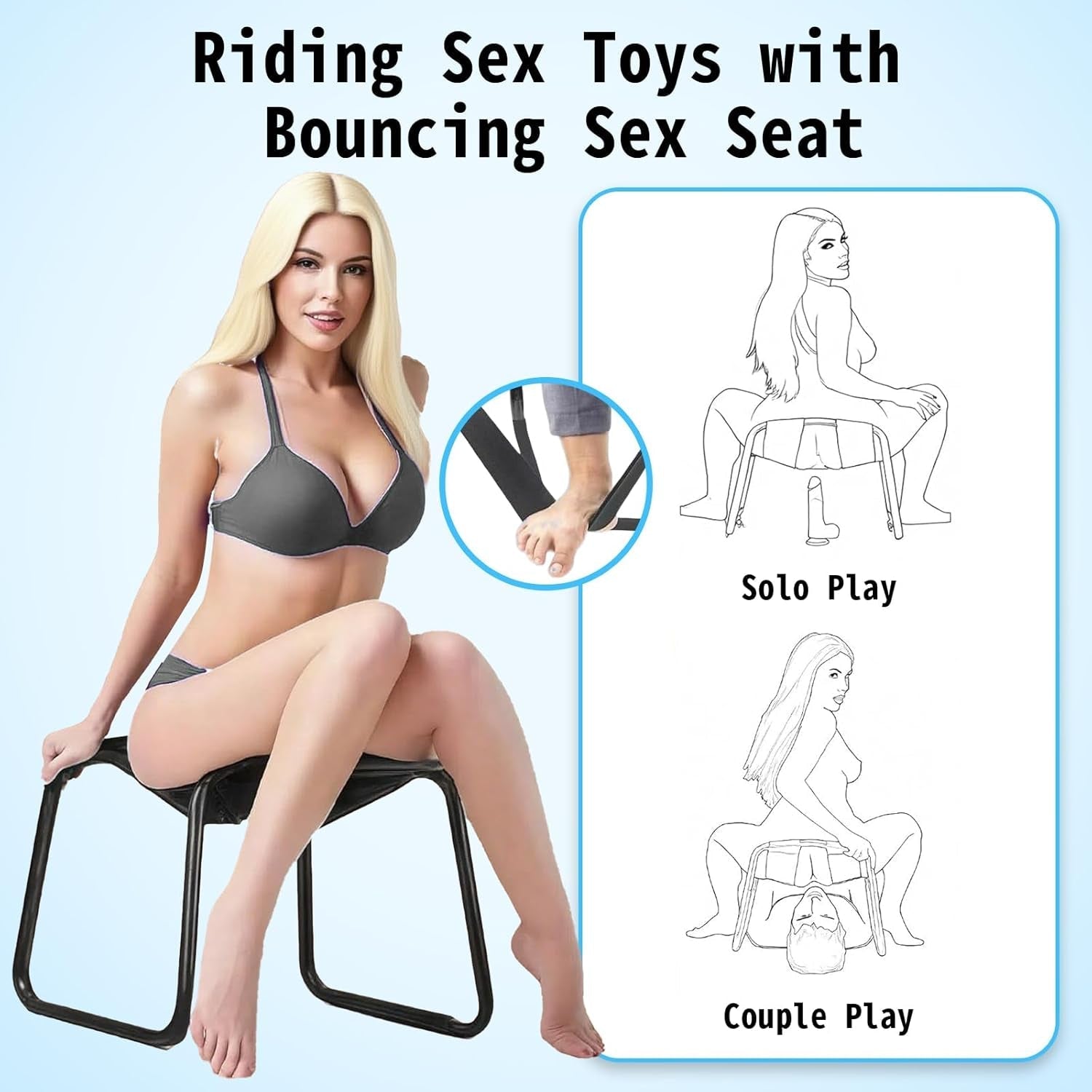 AeroBounce Elastic Riding Intimacy Chair