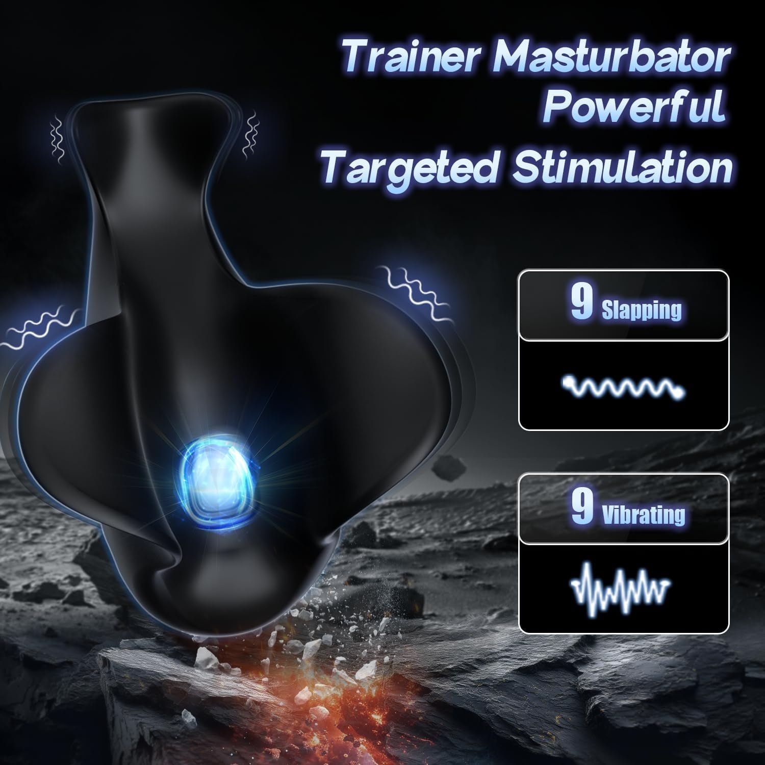 AeroFin Male Vibrator Air Stroker Trainer