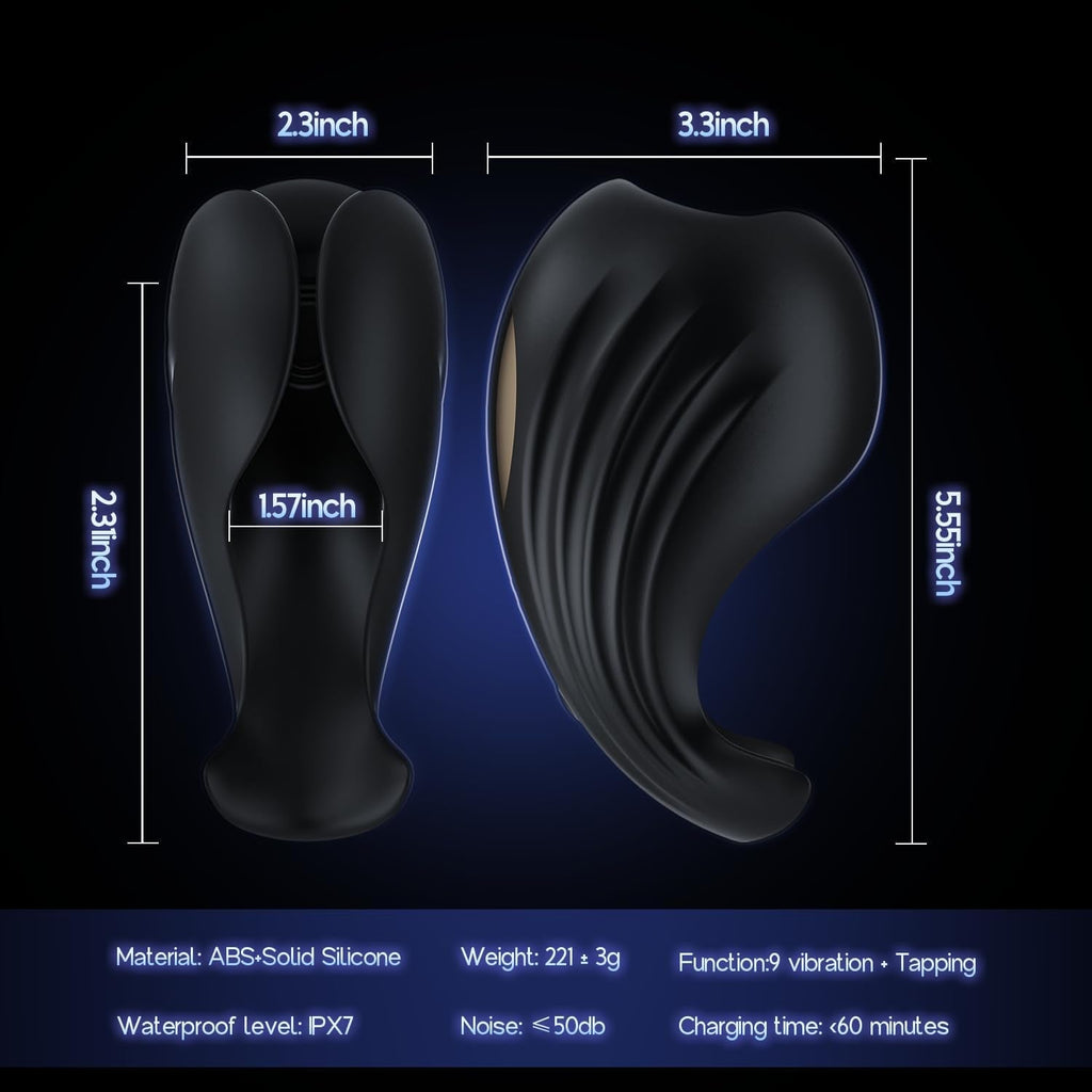 AeroFin Male Vibrator Air Stroker Trainer