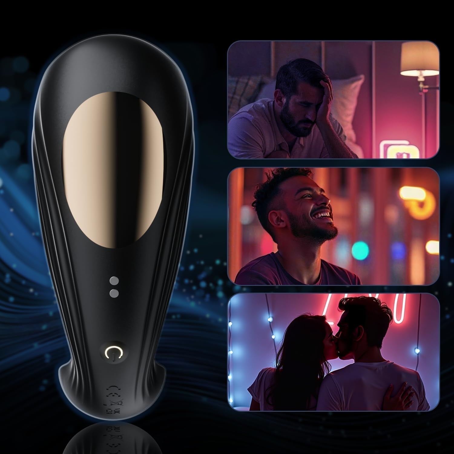 AeroFin Male Vibrator Air Stroker Trainer