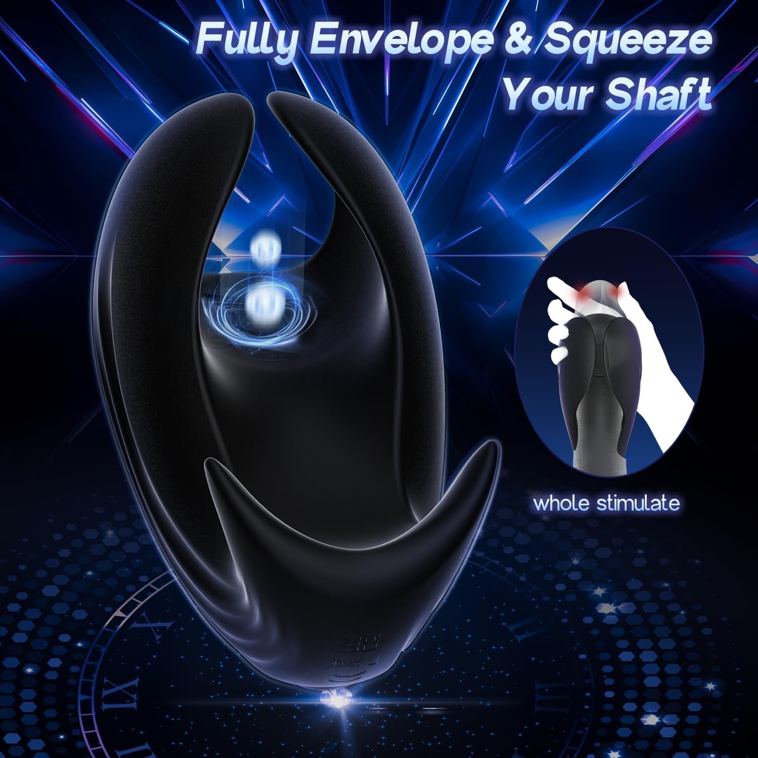 AeroFin Male Vibrator Air Stroker Trainer