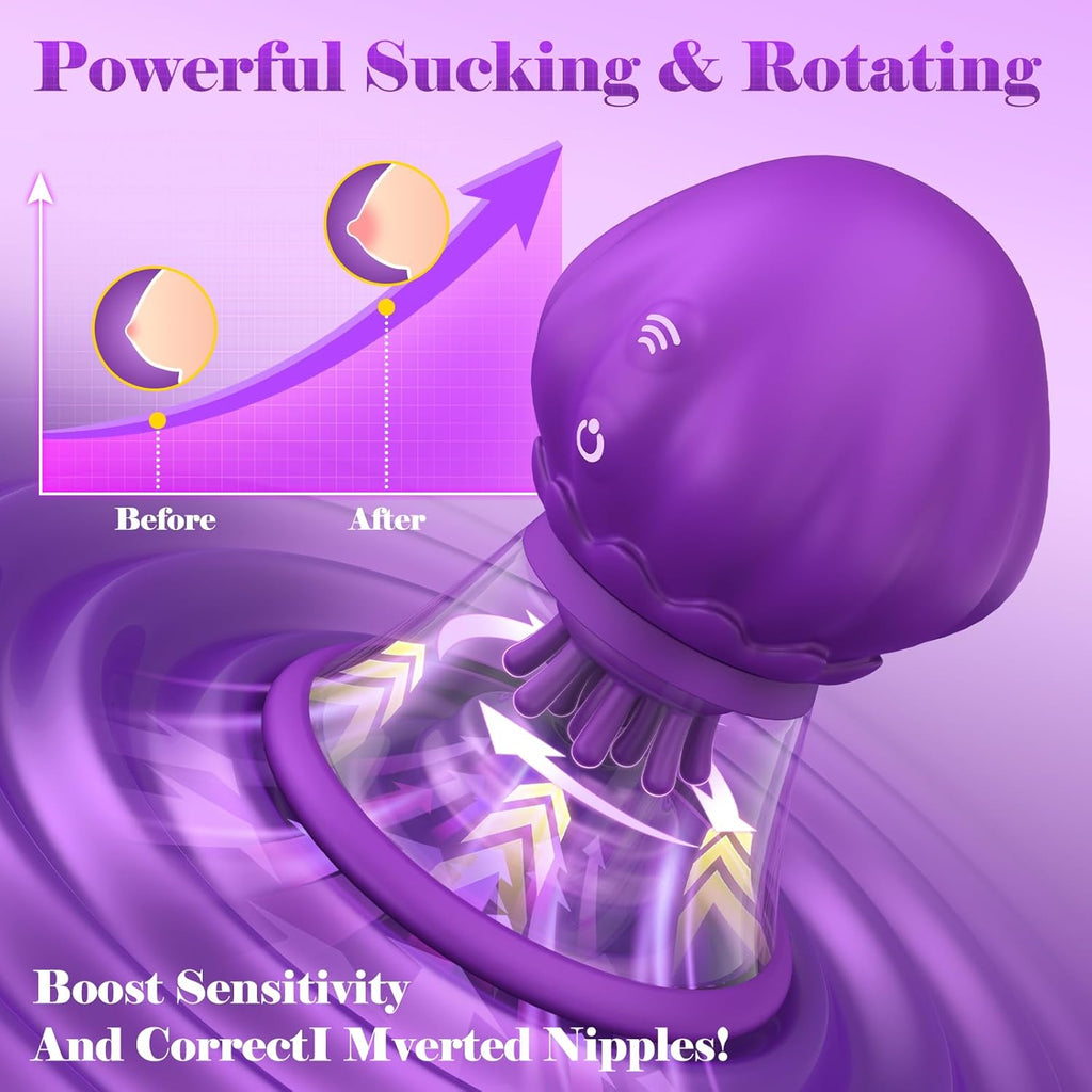 AeroJelly Nipple Sucking Vibrator