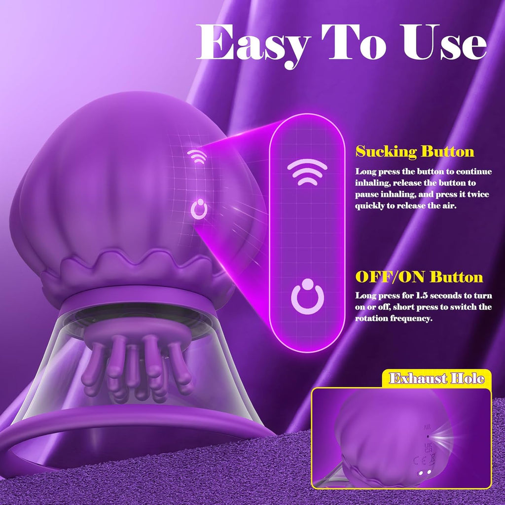 AeroJelly Nipple Sucking Vibrator