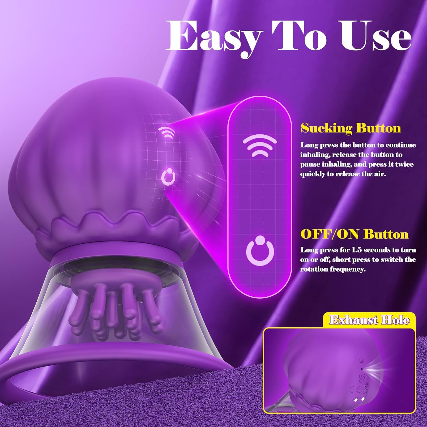 AeroJelly Nipple Sucking Vibrator