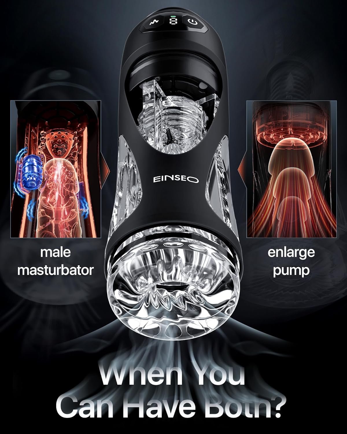AetherSync AI Suction Pro Male Masturbator
