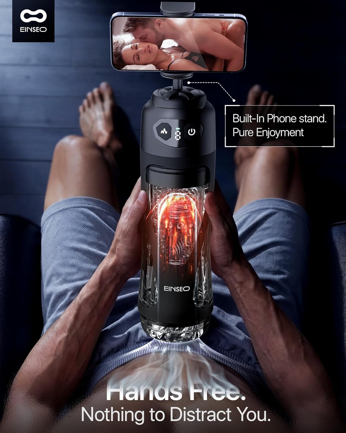 AetherSync AI Suction Pro Male Masturbator