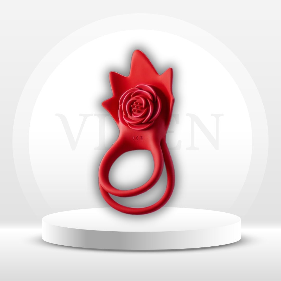 AiraRose AI Sync Rose Vibrating Couples Cock Ring