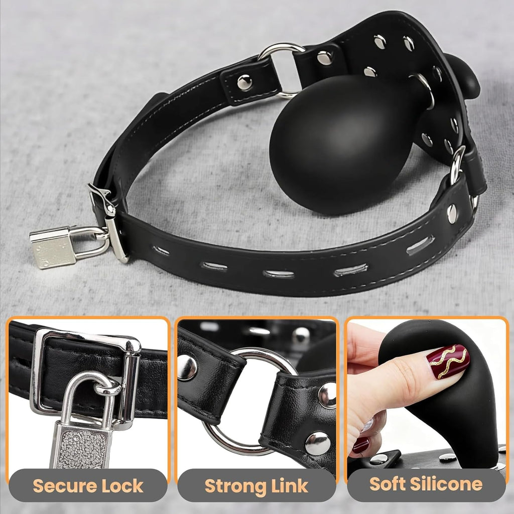 AirLock Inflatable BDSM Mouth Gag