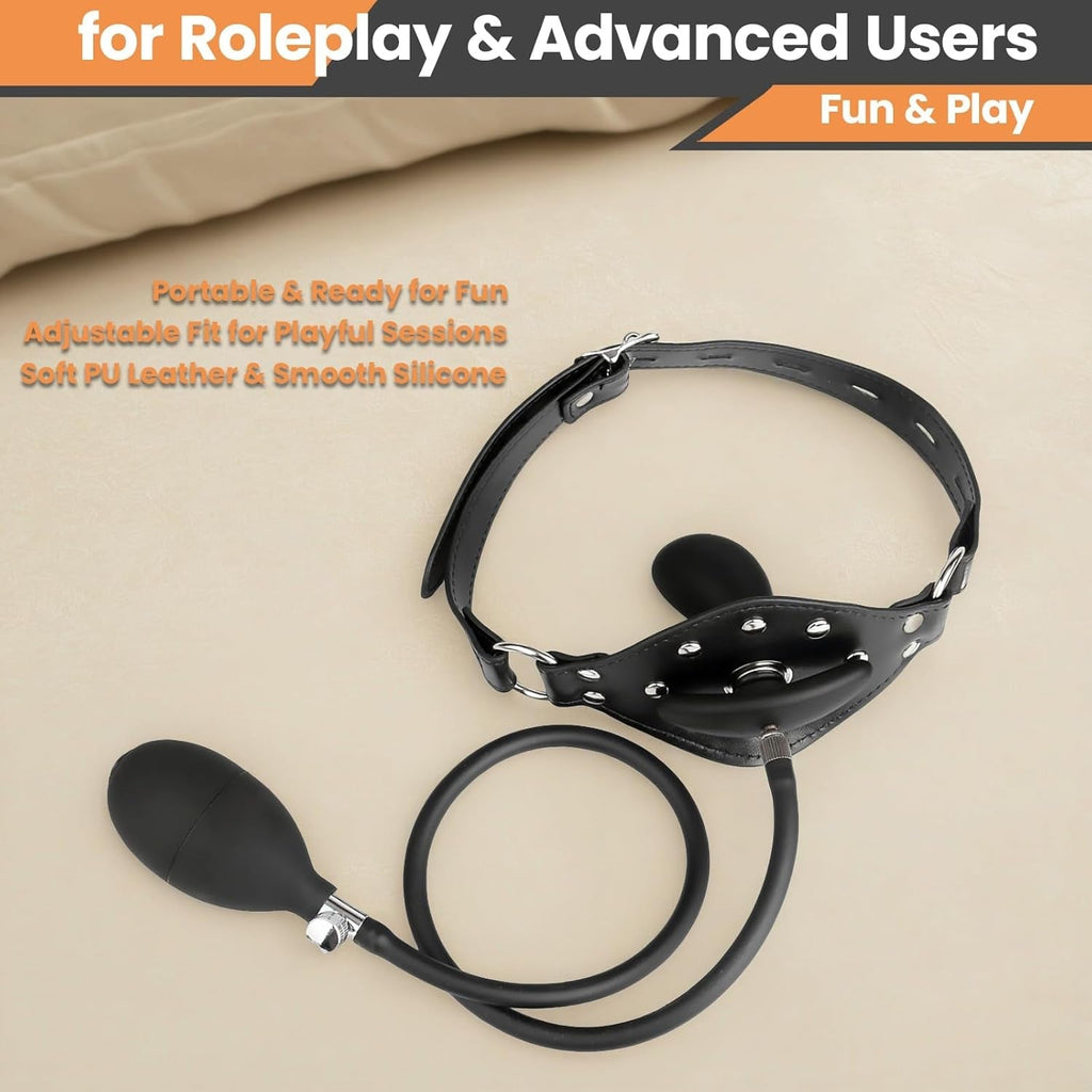 AirLock Inflatable BDSM Mouth Gag