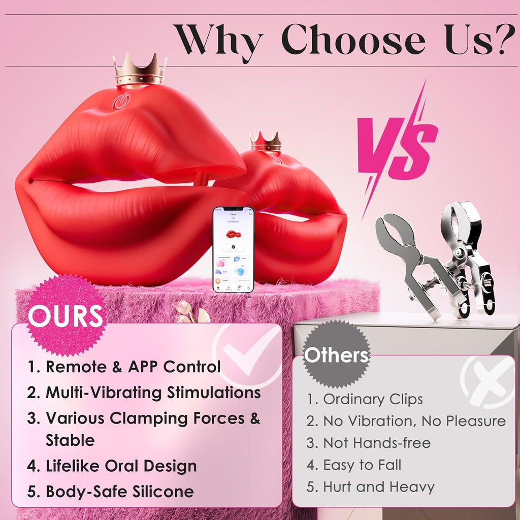 AIVibe Nipple Clamps with App & Remote