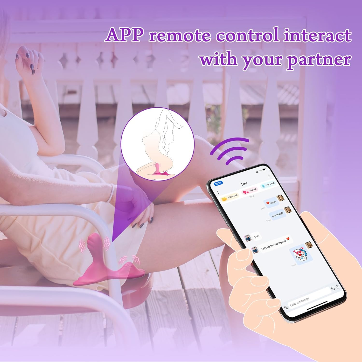 AnywhereRide App-Controlled Grinding Vibrator