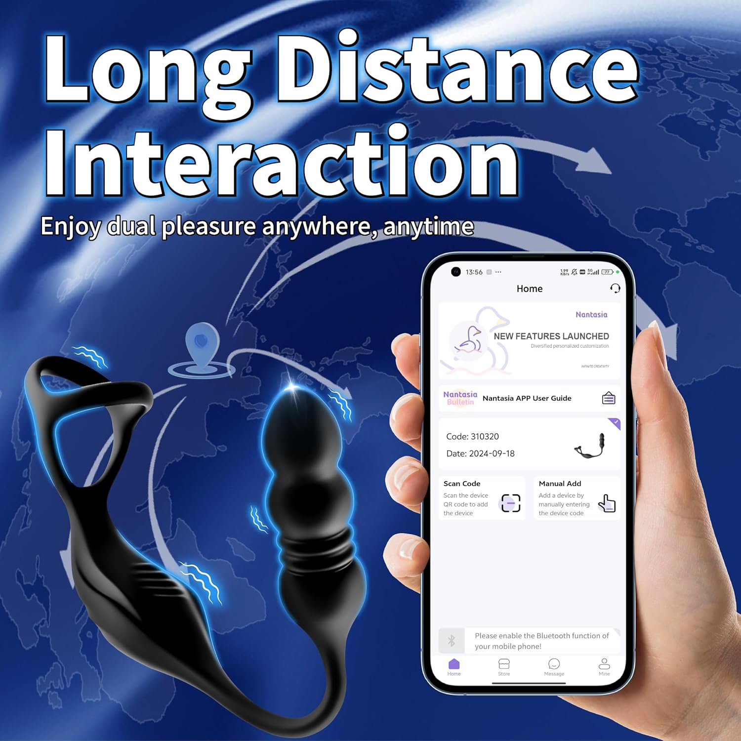 ApexPulse Thrusting Prostate Massager Cock Ring