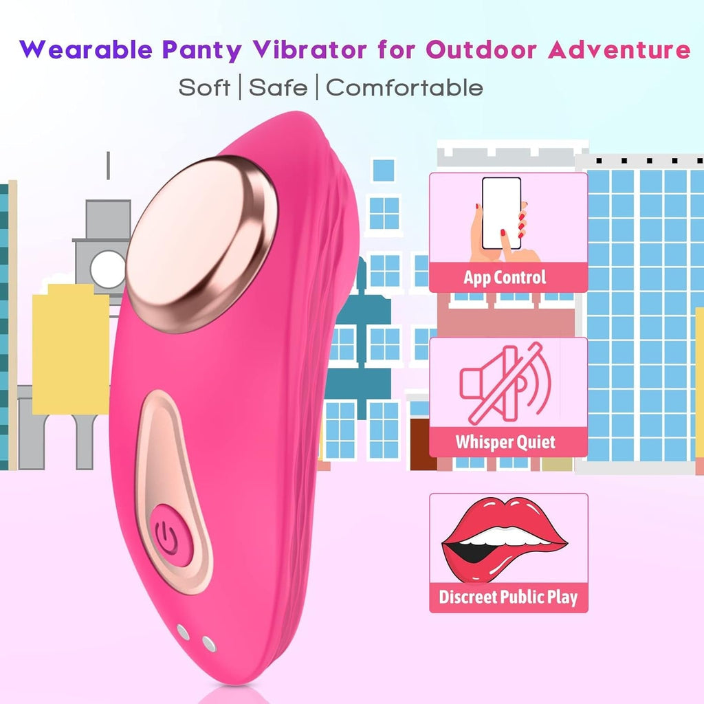 VeloraSync App-Control Wearable Panty Vibrator