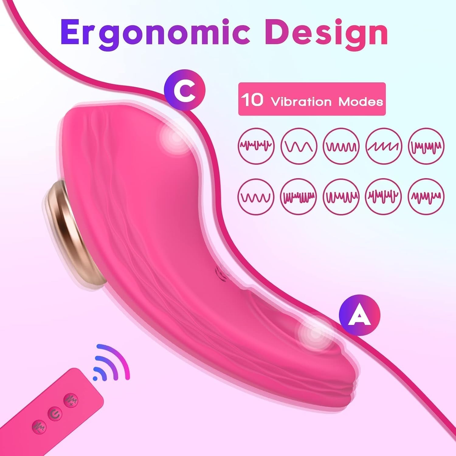 VeloraSync App-Control Wearable Panty Vibrator