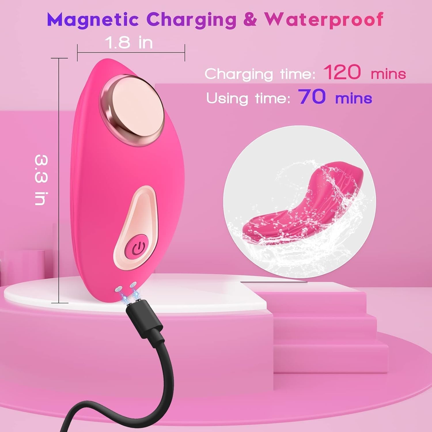 VeloraSync App-Control Wearable Panty Vibrator