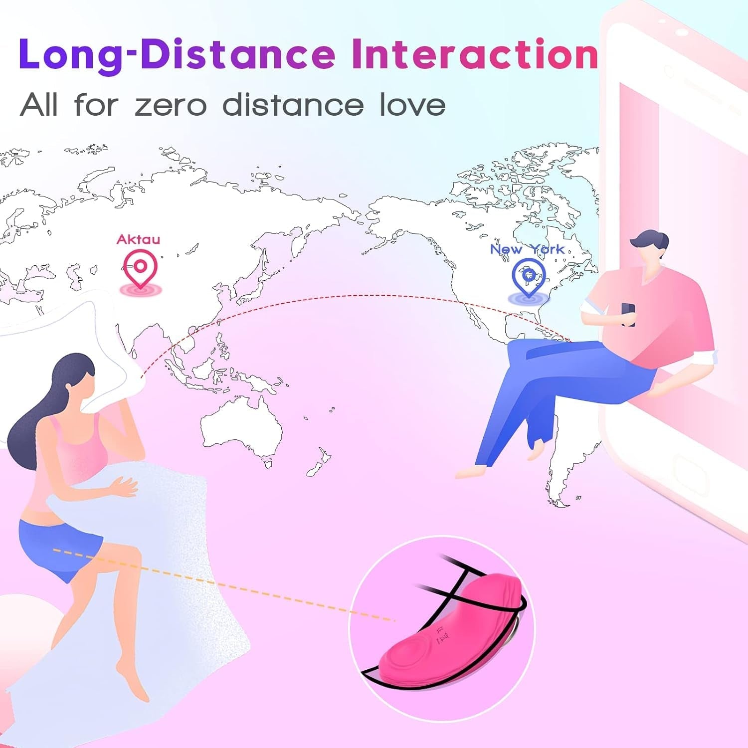VeloraSync App-Control Wearable Panty Vibrator