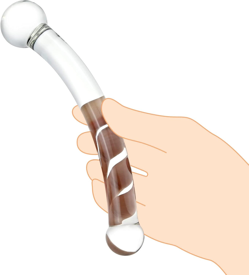 ArcGlow Dual Glass Anal Wand