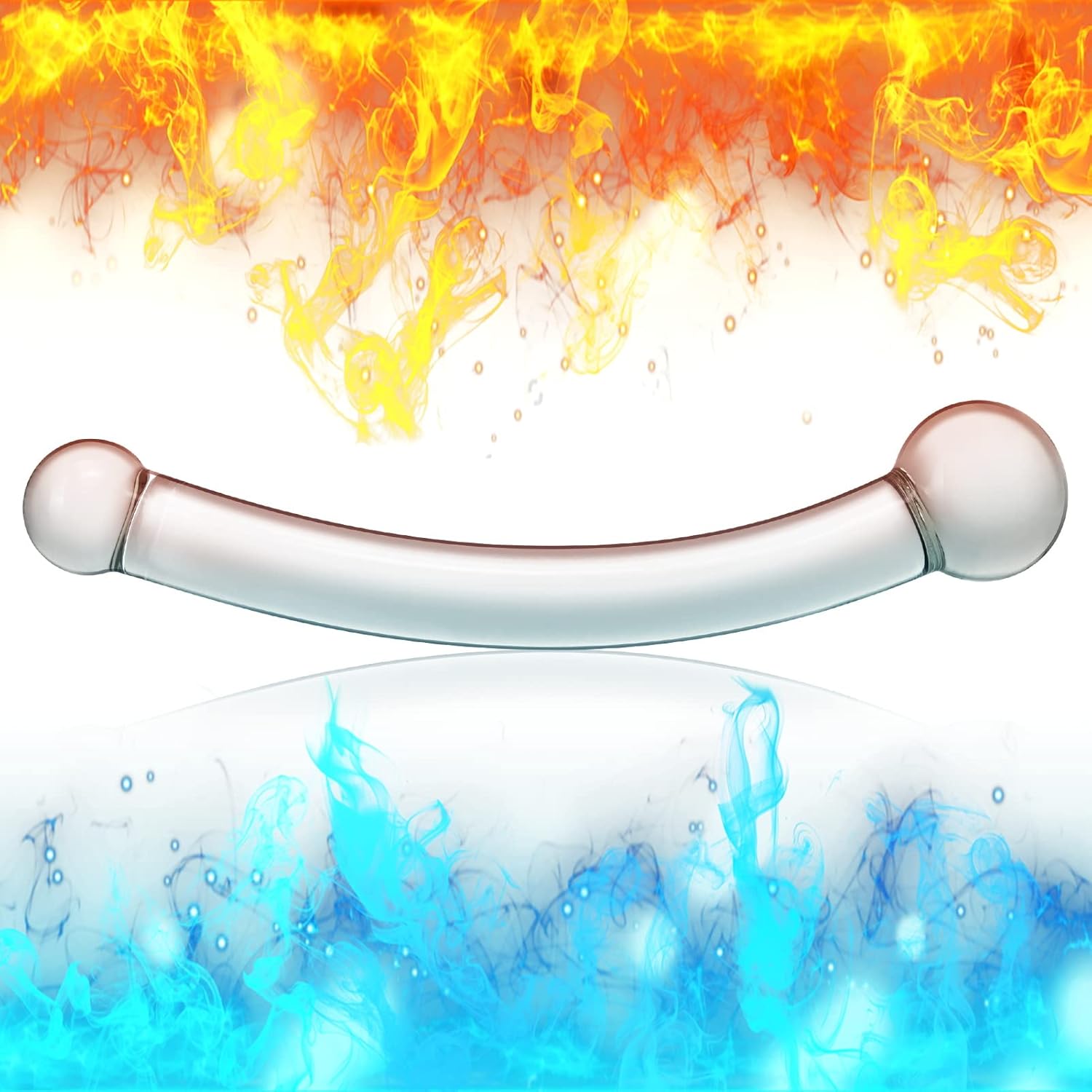 ArcGlow Dual Glass Anal Wand
