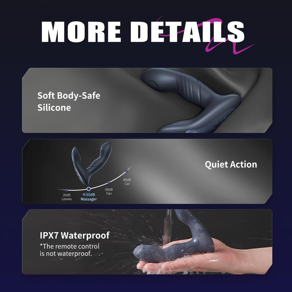 ArcRush Thrusting Prostate Massager Plug