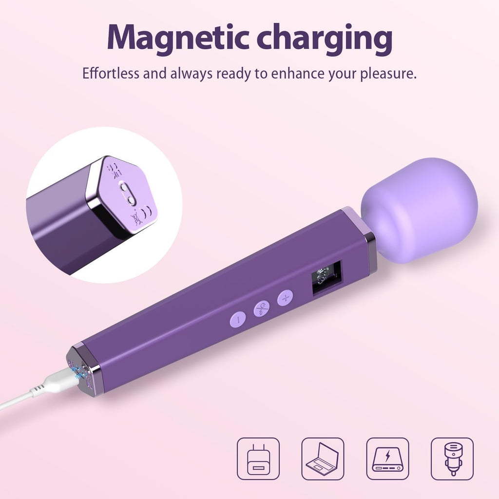 AuraFlex Premium Wand Vibrator Massager
