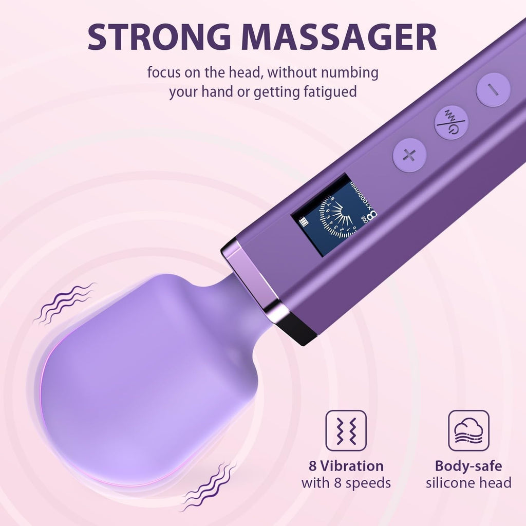 AuraFlex Premium Wand Vibrator Massager