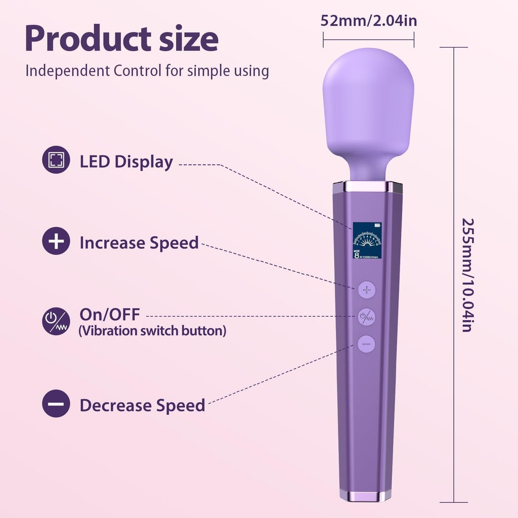 AuraFlex Premium Wand Vibrator Massager
