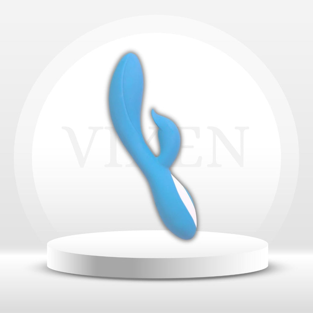 AzureCurve Electric Blue G-Spot Rabbit Vibrator