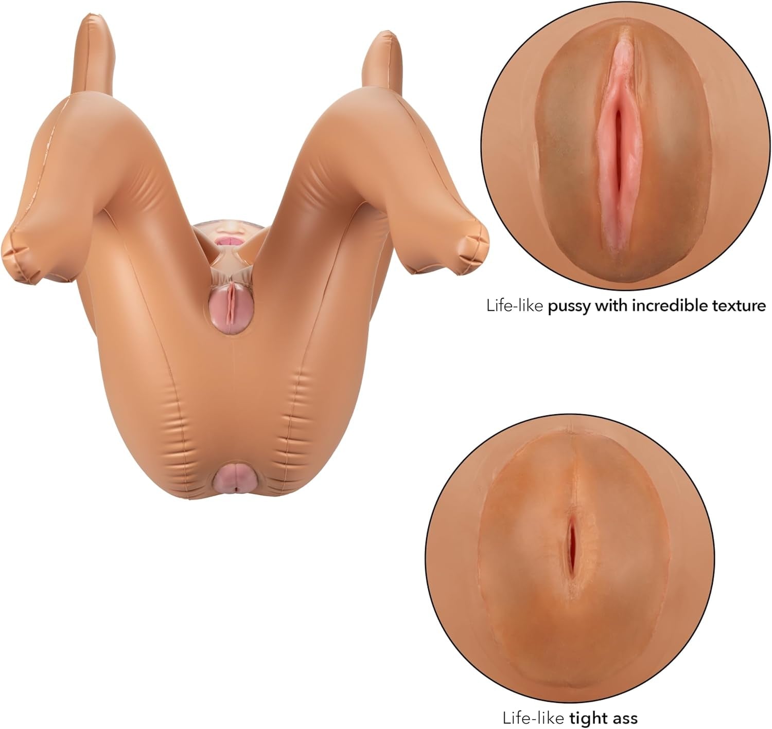 BackdoorMuse Life-Size Inflatable Love Doll